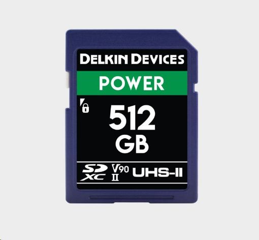 Obrázek Delkin SD Power 2000X UHS-II U3 (V90) R300/W250 512GB