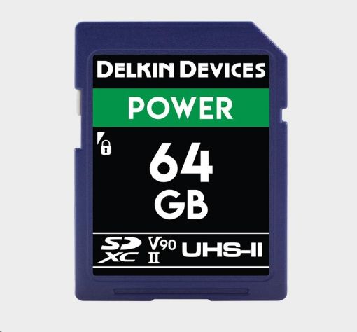 Obrázek Delkin SD Power 2000X UHS-II U3 (V90) R300/W250 64GB
