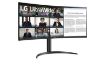Obrázek LG MT VA LED 34" 34WR55QK - VA panel, 3440x1440, 2xHDMI, DP, USB-C, USB 3.0, zakriven, nast vyska