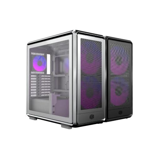 Obrázek Cooler Master case MasterFrame 600 Mesh Silver ARGB, Průhledná bočnice, ATX, 2x 200mm ARGB Fan, 1x 120mm ARGB Fan, Šedá