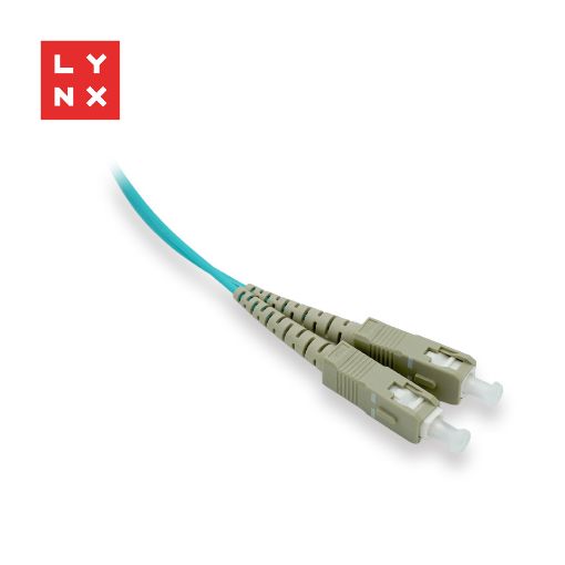 Obrázek LYNX duplexní patch kabel MM, OM3, SC/SC, 50/125µm, 5m