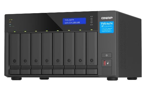 Obrázek QNAP TVS-h874-i5-32G (6C/i5-12400/4,4GHz/32GBRAM/8x3,5"SATA/2x2,5GbE/3xUSB3.2/1xHDMI/2xM.2/2xPCIe)