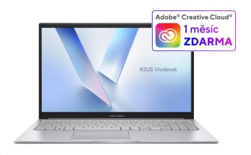 Obrázek ASUS NTB Vivobook 15 (X1504VA-BQ3871W), Core 5 120U, 15.6" FHD, 8GB, 512GB SSD, Intel, W11 Home, Cool Silver