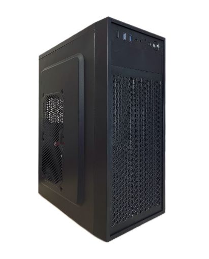 Obrázek EUROCASE skříň ML N6-530B, ATX, 2x USB-A, 2x 120mm ARGB Fan, černá