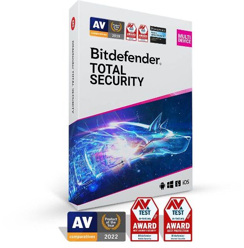 Obrázek Bitdefender Total Security - 10 zařízení na 3 roky - elektronická licence do emailu