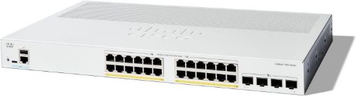 Obrázek Cisco Catalyst switch C1300-24P-4X (24xGbE,4xSFP+,24xPoE+,195W,fanless) - REFRESH