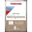 Obrázek TOSHIBA HDD N300 NAS 8TB, SATA III, 512MB cache, BULK