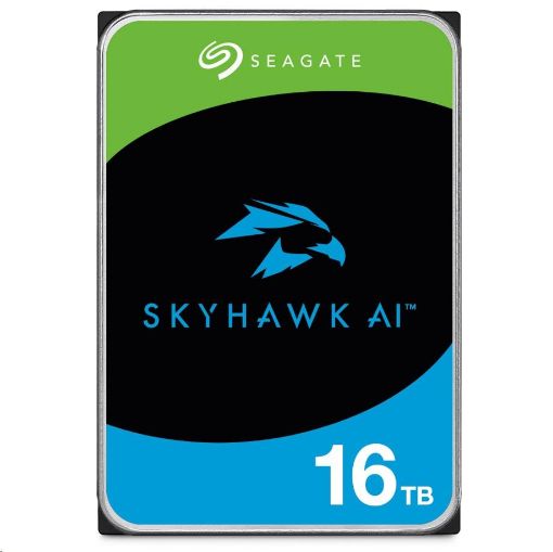 Obrázek SEAGATE HDD 16TB SKYHAWK AI, 3.5", SATA 6Gb/s, 7200 RPM, Cache 512MB