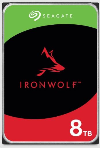 Obrázek BAZAR - SEAGATE HDD IRONWOLF (NAS) 8TB SATAIII/600, 7200rpm, 256MB cache, recertified product