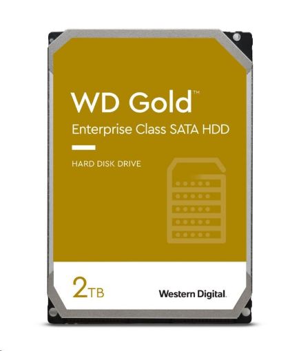 Obrázek WD GOLD WD2000FRYZ 2TB, SATA III 3.5", 128MB 7200RPM, 200MB/s, CMR, Enterprise