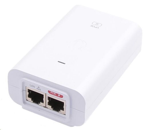 Obrázek UBNT U-POE - Gigabitový PoE injektor 48V/0.32A (15,4W) - bílý