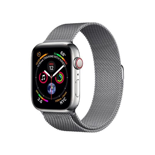 Obrázek COTECi ocelový magnetický řemínek pro Apple Watch 38 / 40mm šedá