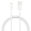 Obrázek Baseus Superior Series rychlonabíjecí kabel USB/Lightning 2.4A 1m bílá