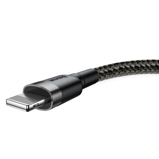 Obrázek Baseus Cafule nabíjecí / datový kabel USB na Lightning 1,5A 2m, šedá-černá