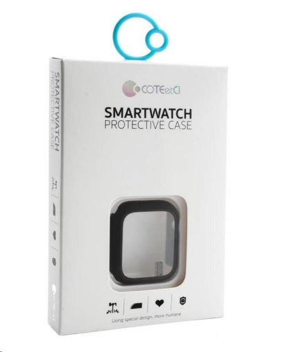 Obrázek COTECi polykarbonátové pouzdro s ochranou displeje pro Apple Watch 41 mm modrá