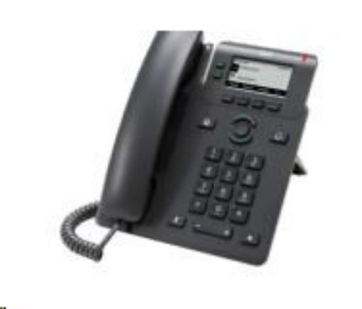 Obrázek Cisco CP-6821-3PCC-K9=, VoIP telefon, 2line, 2,5" LCD, 2x10/100, PoE, MPP, bez adaptéru