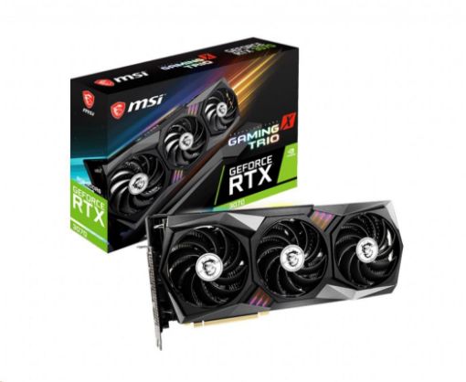Obrázek BAZAR - MSI VGA NVIDIA GeForce RTX 3070 GAMING X TRIO, 8GB GDDR6, 1xHDMI, 3xDP - Po opravě (Bez příšlušenství)