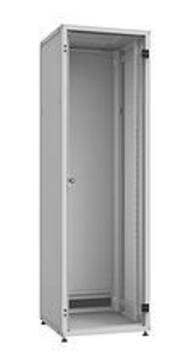 Obrázek Solarix Rozvaděč LC-50 42U, 600x800 RAL 7035, skleněné dveře, 1-bodový zámek