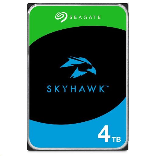 Obrázek BAZAR - SEAGATE HDD SKYHAWK (SURVEILLANCE) 4TB SATAIII/600 5400RPM, 256MB cache, CMR 24x7, recertified product