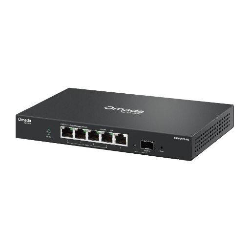 Obrázek TP-Link OMADA switch ES206XPP-M2 (5x2,5GbE,1xSFP+,4xPoE++,120W, fanless)