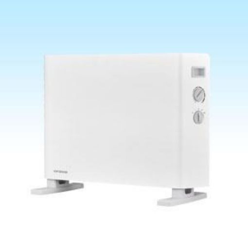 Obrázek Orava EK-2007 elektrický horkovzdušný konvektor, 1250-2000 W, 52 dB, 20-25 m2, termostat, 4 úrovně výkonu, bílá