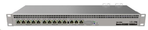 Obrázek MikroTik RouterBOARD RB1100AHx4 (RB1100x4), 1.4GHz Quad-Core CPU, 1GB RAM, 13x LAN, vč. L6 licence