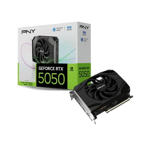Obrázek PNY VGA Nvidia GeForce RTX 5050 8GB Single Fan, RTX 5050, 8GB GDDR6, 3xDP, 1xHDMI