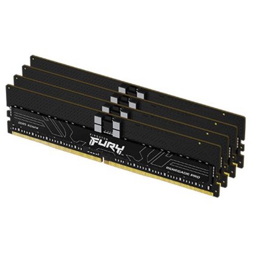 Obrázek KINGSTON DIMM DDR5 128GB(Kit of 4) 6000MT/s ECC Reg FURY Renegade Pro XMP