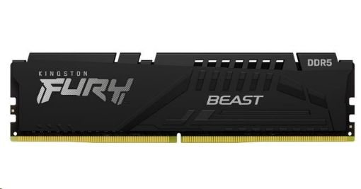 Obrázek KINGSTON DIMM DDR5 32GB 5200MT/s CL40 FURY Beast Černá