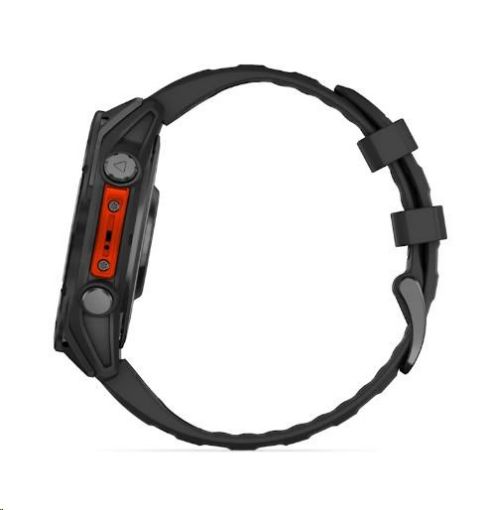 Obrázek Garmin fenix® 8 – 47 mm, AMOLED, Slate grey a Černý silikonový řemínek, EU