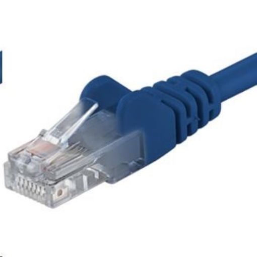 Obrázek PREMIUMCORD Patch kabel UTP RJ45-RJ45 CAT5e 0.25m modrá