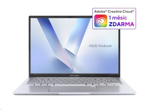 Obrázek ASUS NTB Vivobook 14 (M1405NAQ-LY016W), R5 150, 14" 1920x1200, 16GB, 512GB SSD, Radeon, W11 Home, Cool Silver