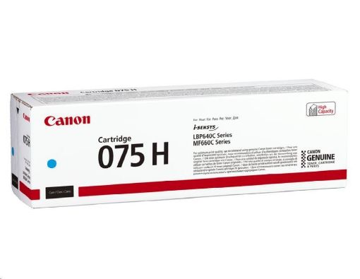 Obrázek Canon TONER 075 H BK černá pro i-SENSYS LBP646Cdw, LBP647Cdw, MF664Cdw, MF667Cdw (3500 str.)