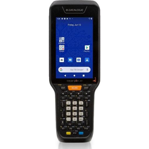 Obrázek Datalogic Skorpio X5, 2D, SR, BT, Wi-Fi, NFC, Func. Num., Gun, ext. bat., Android