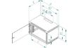 Obrázek TRITON 19" jednodílný rozvaděč 4U/400mm