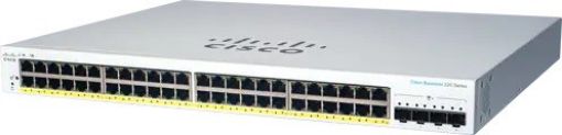 Obrázek Cisco switch CBS220-48P-4X (48xGbE,4xSFP+,48xPoE+,382W)