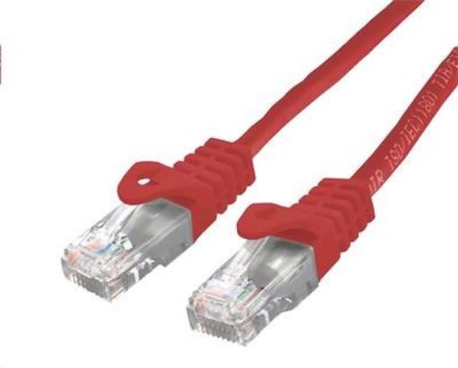 Obrázek C-TECH kabel patchcord Cat6, UTP, červený, 1m