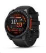 Obrázek Garmin fenix® 8 – 51 mm, AMOLED, Slate grey a Černý silikonový řemínek, EU