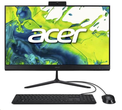 Obrázek ACER PC AiO Aspire C27-2G_LUBC5120U_65W,Core5 120U,27" FHD,8GB,512GB SSD,UHD,Linux,Black