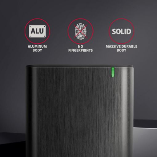 Obrázek AXAGON EE25-A6C, USB-C 3.2 Gen 1 - SATA 6G 2.5" kovový RAW box, bezšroubkový