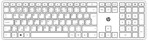 Obrázek HP 225 Wired Mouse and Keyboard Combo G2 - White Hungary