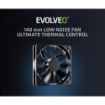 Obrázek EVOLVEO G850 zdroj 850W, 80+ GOLD, ATX 3.1, aPFC, 140 mm ventilátor