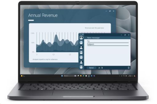 Obrázek DELL NTB Pro 14 PC14255/AMD Ryzen AI 5 PRO 340/16GB/512GB SSD/14" FHD+/3 Cell/65W/WLAN/Backlit Kb/W11 Pro/3Y PS NBD