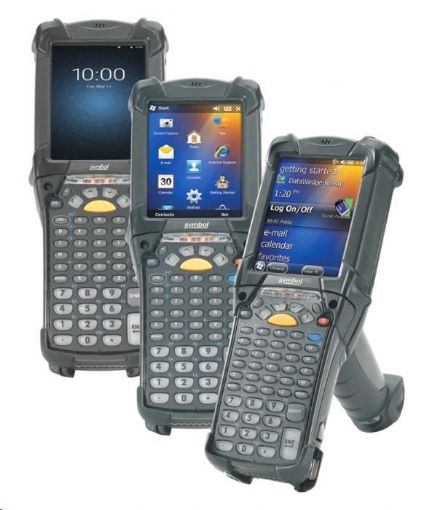 Obrázek Zebra MC9200 standard, 2D, SR, BT, Wi-Fi, Gun, disp., WEC 7