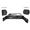 Obrázek CHIEFTEC skříň Rackmount 2U mATX/ATX, UNC-209S-B, 400W PSU, Black