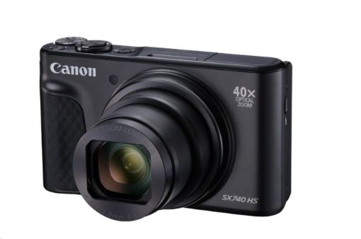 Obrázek Canon PowerShot SX740 HS Lite, 20.3Mpix, 40x zoom, WiFi, 4K video - černý