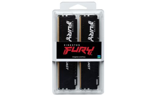 Obrázek KINGSTON DIMM DDR5 32GB (Kit of 2) 6800MT/s CL34 ECC FURY Beast EXPO Černá