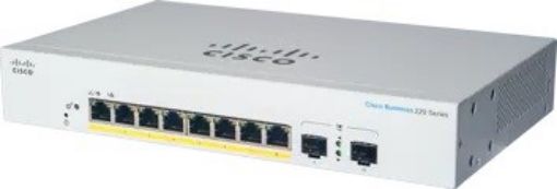 Obrázek Cisco switch CBS220-8FP-E-2G (8xGbE,2xSFP, 8xPoE+,130W,fanless)