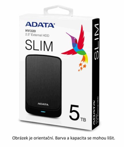 Obrázek ADATA Externí HDD 1TB 2,5" USB 3.1 AHV320, modrý