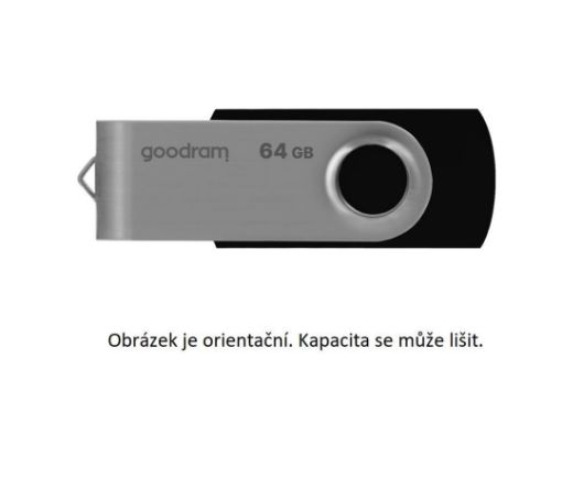 Obrázek GOODRAM Flash Disk 16GB UTS2, USB 2.0, černá